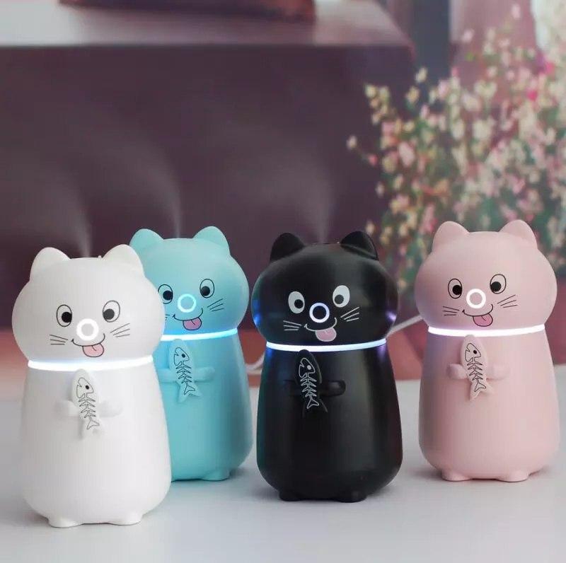 دستگاه بخور سرد گربه و ماهی فانتزی چراغدار شکوفه گیلاس 🐱🐟