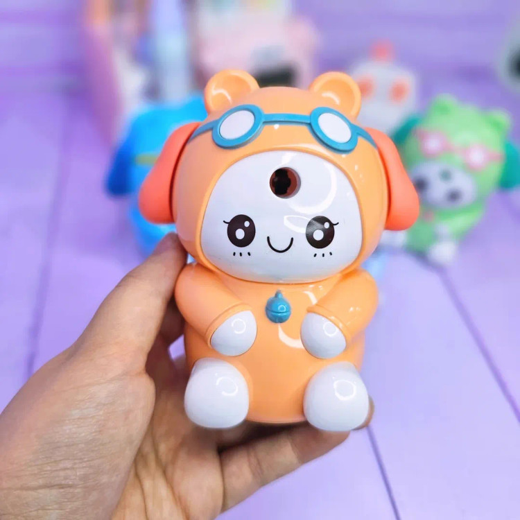 تراش رومیزی طرح خرگوش عینکی فانتزی شکوفه گیلاس 🐰👓