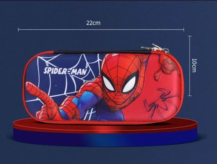 جامدادی آنتی شوک پسرانه طرح ابرقهرمانی مناسب هدیه و مدرسه شکوفه گیلاس🕷️🔥