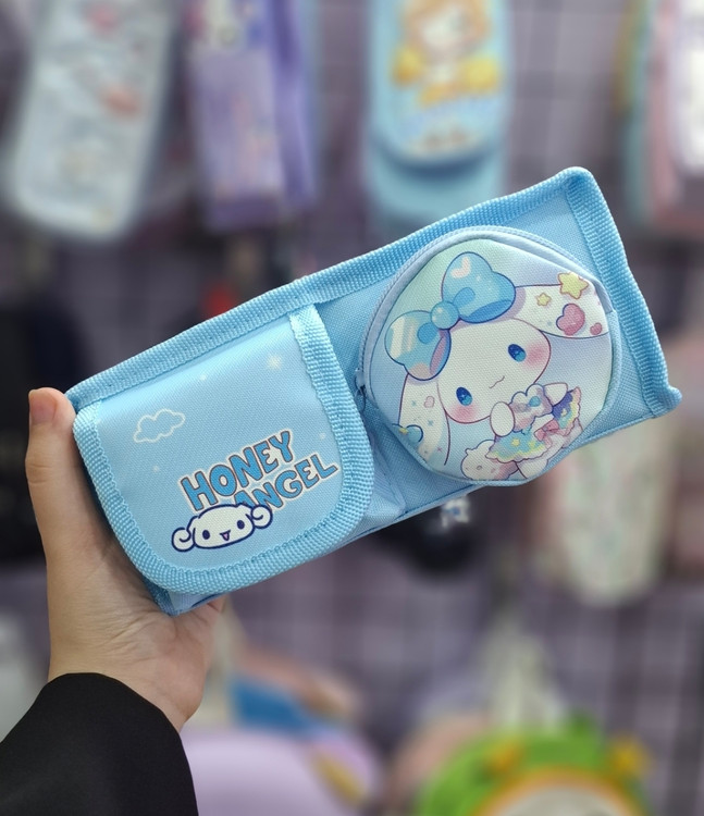 جامدادی پینترستی مدل کرومی و دوستان با کیفیت عالی و طراحی خلاقانه شکوفه گیلاس🎒✨