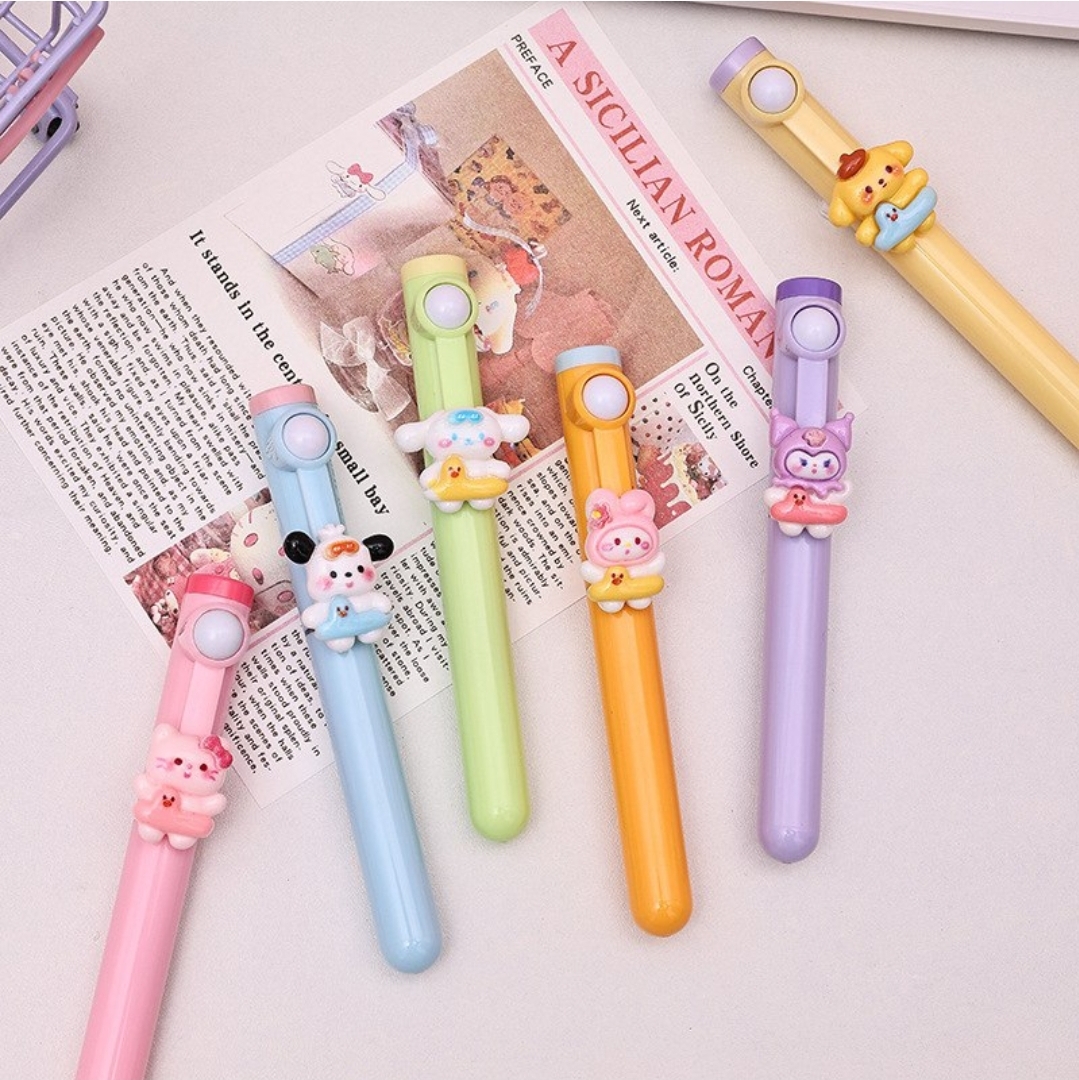 ماژیک علامت گذار جیبی فانتزی مدل کرومی و دوستان مخصوص طرفداران سانریو شکوفه گیلاس🐾🌈