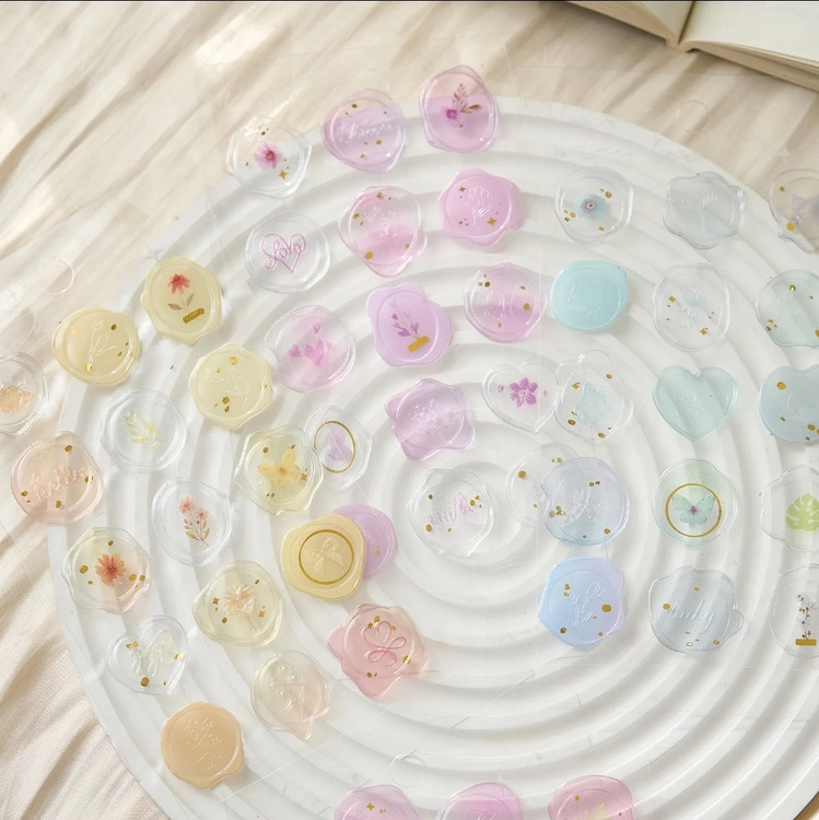 استیکر برجسته مدل مهر و موم با طراحی اشرافی و خاص پینترستی