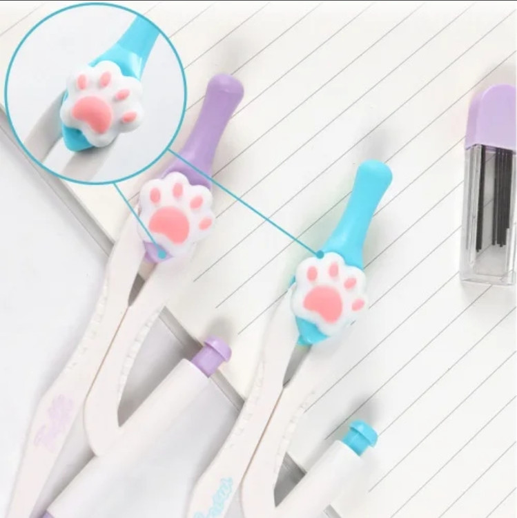 ست پرگار و تراش فانتزی طرح پنجه با کیفیت عالی و طراحی کیوت پینترستی