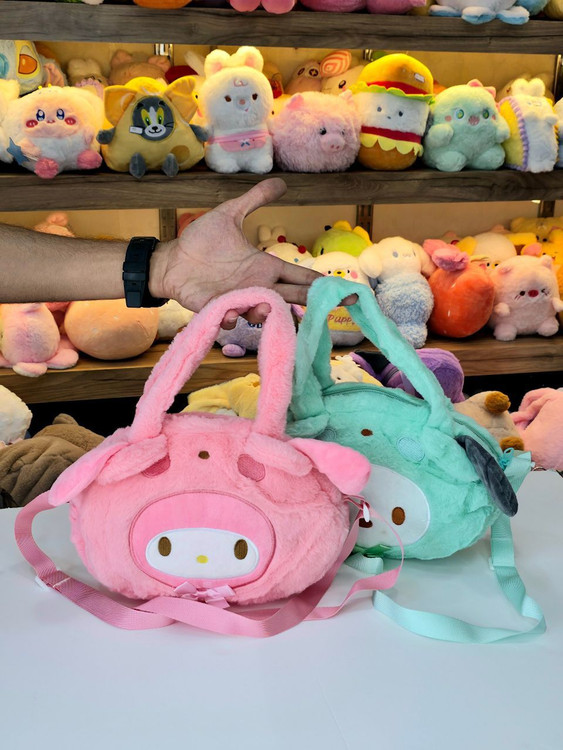 کیف دوشی فانتزی رنگ سبز و آبی