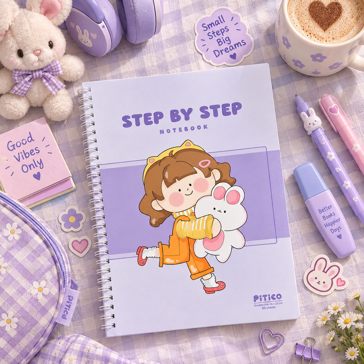 دفتر زبان فانتزی ۲ هط طرح step by step